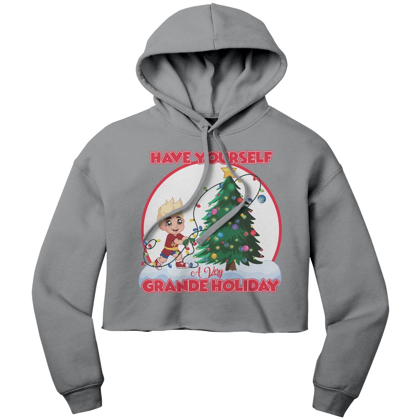 Have Yourself A Very Grande Christmas Crop Hoodie