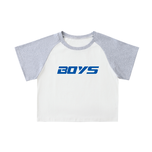 BOYS! - Color-Blocked Crop Top